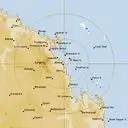 Live Mackay Weather Radar - 256km - Rain Rate