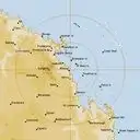 Live Mackay Weather Radar - 256km - Rain Rate