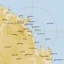 Live Mackay Weather Radar - 256km - Rain Rate