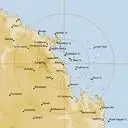 Live Mackay Weather Radar - 256km - Rain Rate