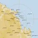 Live Mackay Weather Radar - 256km - Rain Rate