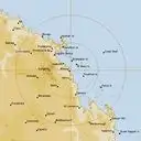 Live Mackay Weather Radar - 256km - Rain Rate