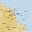 Live Mackay Weather Radar - 256km - Rain Rate