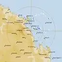 Live Mackay Weather Radar - 256km - Rain Rate