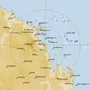 Live Mackay Weather Radar - 256km - Rain Rate