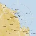 Live Mackay Weather Radar - 256km - Rain Rate