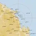 Live Mackay Weather Radar - 256km - Rain Rate