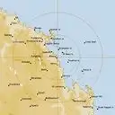 Live Mackay Weather Radar - 256km - Rain Rate