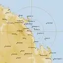 Live Mackay Weather Radar - 256km - Rain Rate