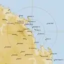 Live Mackay Weather Radar - 256km - Rain Rate