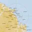 Live Mackay Weather Radar - 256km - Rain Rate