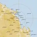 Live Mackay Weather Radar - 256km - Rain Rate