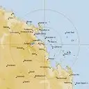 Live Mackay Weather Radar - 256km - Rain Rate