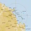 Live Mackay Weather Radar - 256km - Rain Rate
