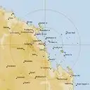 Live Mackay Weather Radar - 256km - Rain Rate