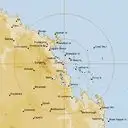 Live Mackay Weather Radar - 256km - Rain Rate