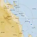 Live Mackay Weather Radar - 128km - Rain Rate