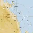 Live Mackay Weather Radar - 128km - Rain Rate