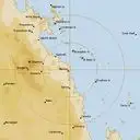 Live Mackay Weather Radar - 128km - Rain Rate