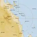 Live Mackay Weather Radar - 128km - Rain Rate
