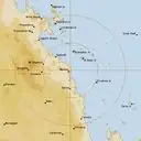Live Mackay Weather Radar - 128km - Rain Rate