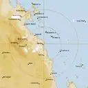 Live Mackay Weather Radar - 128km - Rain Rate