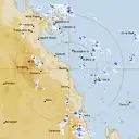 Live Mackay Weather Radar - 128km - Rain Rate