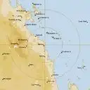 Live Mackay Weather Radar - 128km - Rain Rate