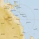 Live Mackay Weather Radar - 128km - Rain Rate
