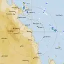 Live Mackay Weather Radar - 128km - Rain Rate