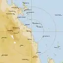 Live Mackay Weather Radar - 128km - Rain Rate