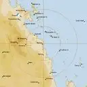 Live Mackay Weather Radar - 128km - Rain Rate