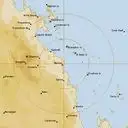 Live Mackay Weather Radar - 128km - Rain Rate