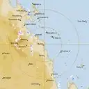 Live Mackay Weather Radar - 128km - Rain Rate