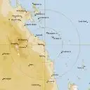 Live Mackay Weather Radar - 128km - Rain Rate