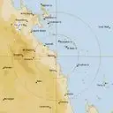 Live Mackay Weather Radar - 128km - Rain Rate