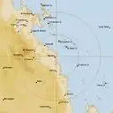 Live Mackay Weather Radar - 128km - Rain Rate