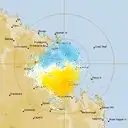 Live Mackay Weather Radar - 128km - Doppler Wind