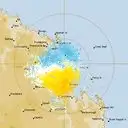 Live Mackay Weather Radar - 128km - Doppler Wind