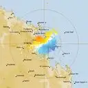 Live Mackay Weather Radar - 128km - Doppler Wind