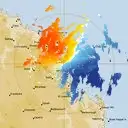 Live Mackay Weather Radar - 128km - Doppler Wind