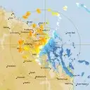 Live Mackay Weather Radar - 128km - Doppler Wind