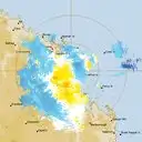 Live Mackay Weather Radar - 128km - Doppler Wind