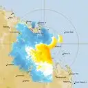 Live Mackay Weather Radar - 128km - Doppler Wind