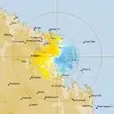 Live Mackay Weather Radar - 128km - Doppler Wind