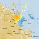 Live Mackay Weather Radar - 128km - Doppler Wind