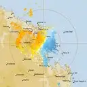 Live Mackay Weather Radar - 128km - Doppler Wind