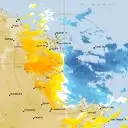 Live Mackay Weather Radar - 128km - Doppler Wind