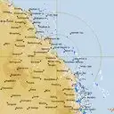 Live Gladstone Weather Radar - 512km - Rain Rate