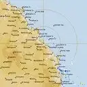 Live Gladstone Weather Radar - 512km - Rain Rate